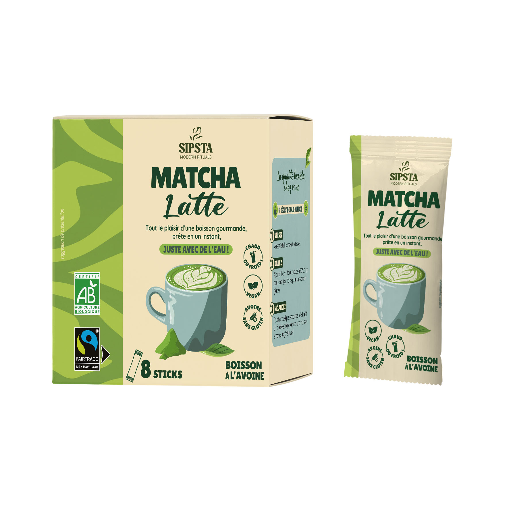 Sticks Matcha Latte